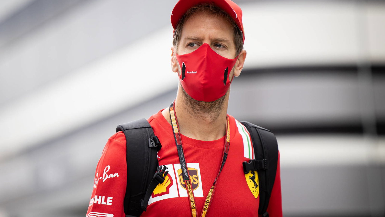 Sebastian Vettel (GER) Ferrari.