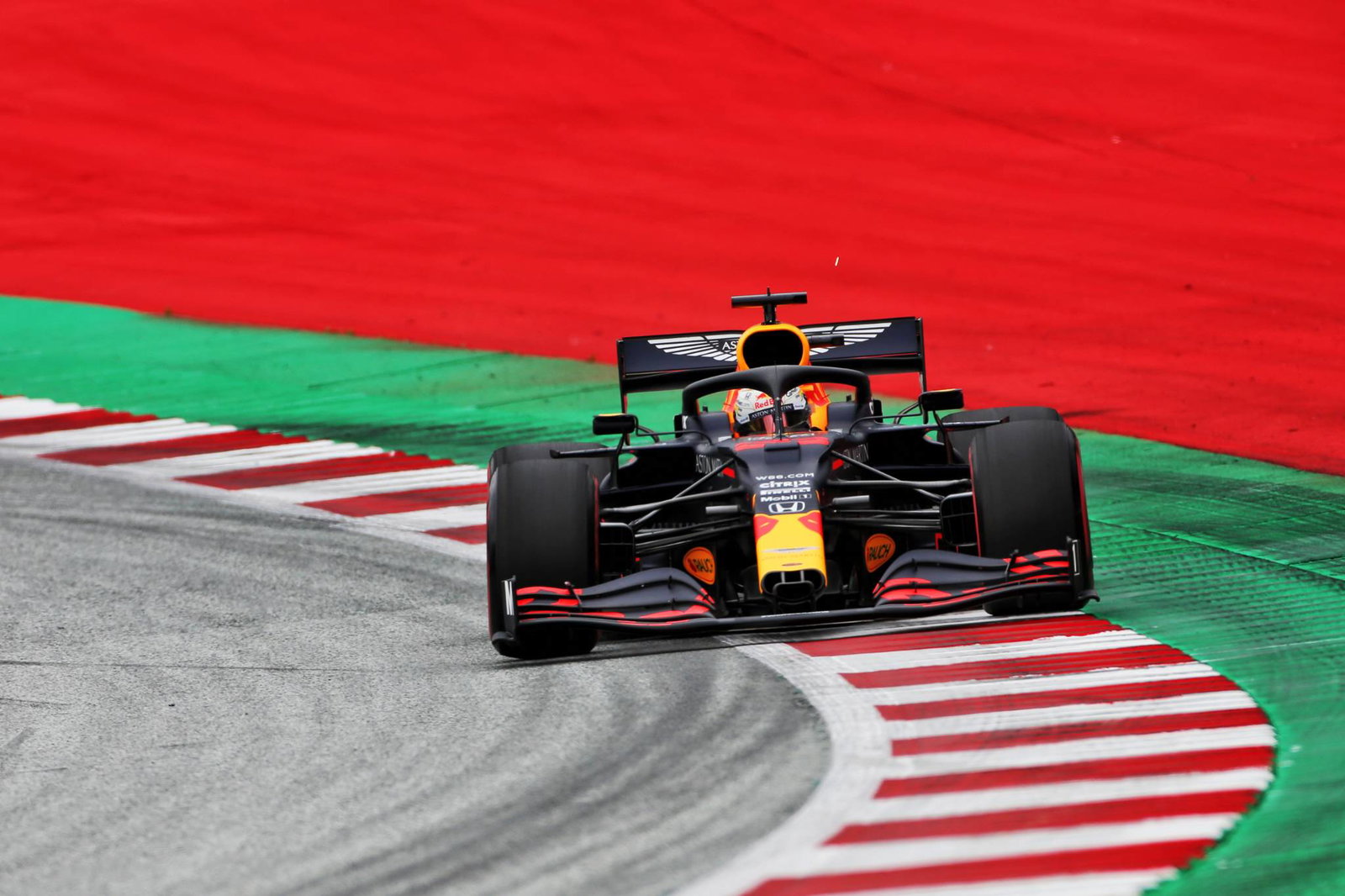 Mercedes heads Austrian GP FP2 as Racing Point shines, Red Bull spins