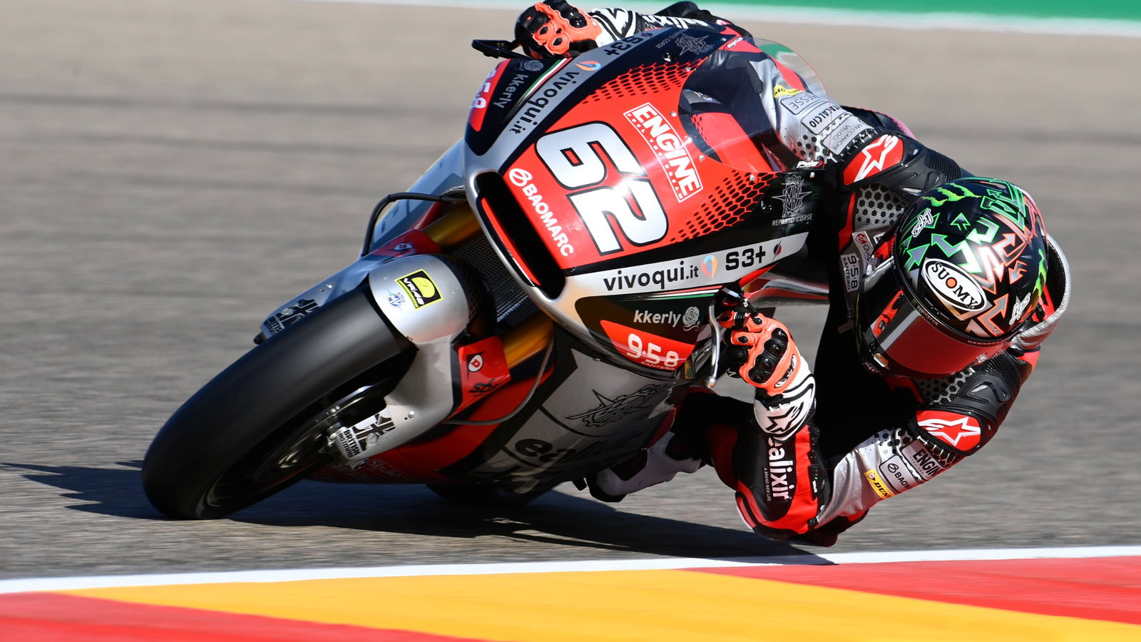 Stefano Manzi , Moto2, Aragon MotoGP. 16 October 2020