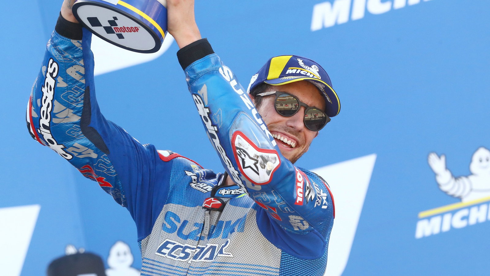 Alex Rins , MotoGP race, Aragon MotoGP. 18 October 2020