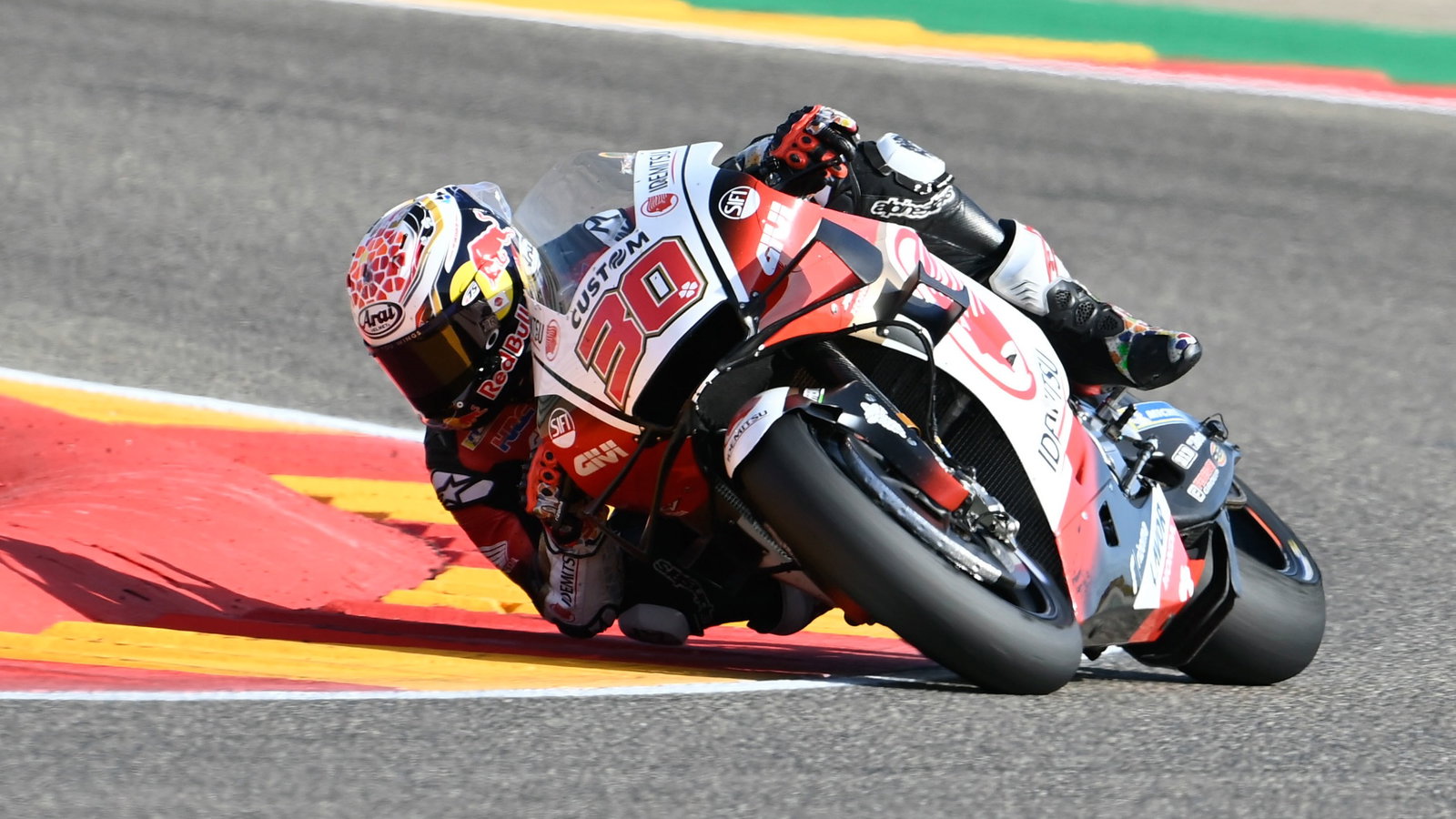 Takaaki Nakagami, Aragon MotoGP race. 18 October 2020