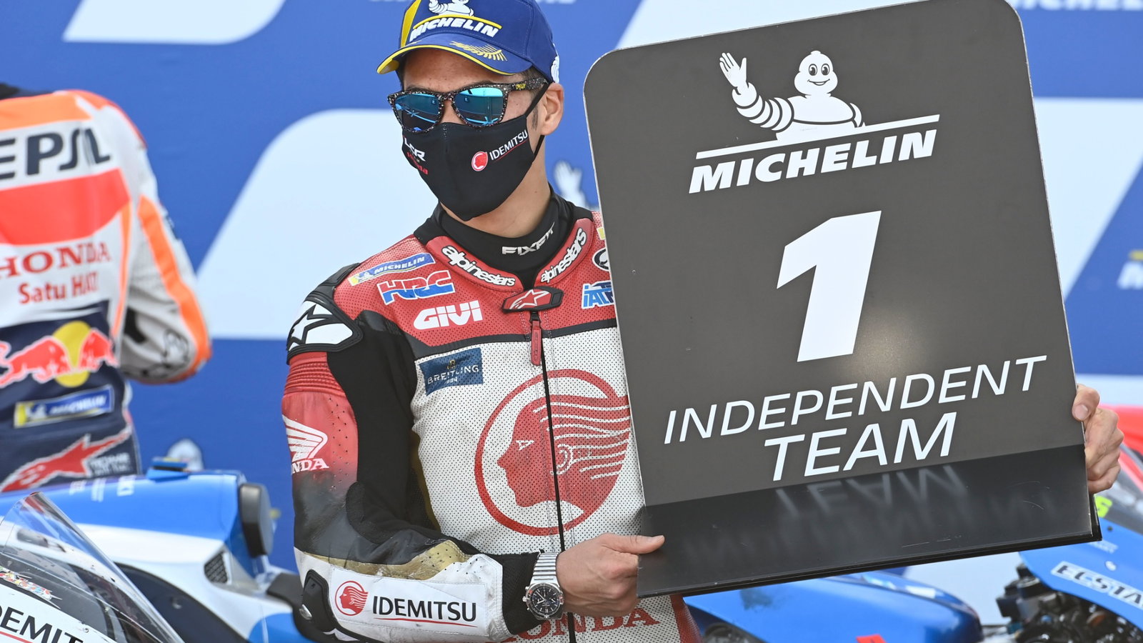 Takaaki Nakagami, Aragon MotoGP race. 18 October 2020