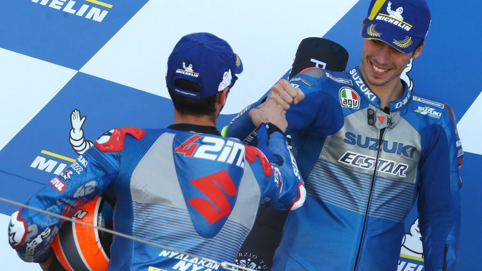 Alex Rins, , Joan Mir, MotoGP race, Aragon MotoGP. 18 October 2020