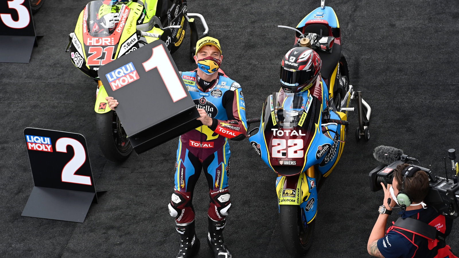 Sam Lowes, Moto2 race, Teruel MotoGP race. 25 October 2020