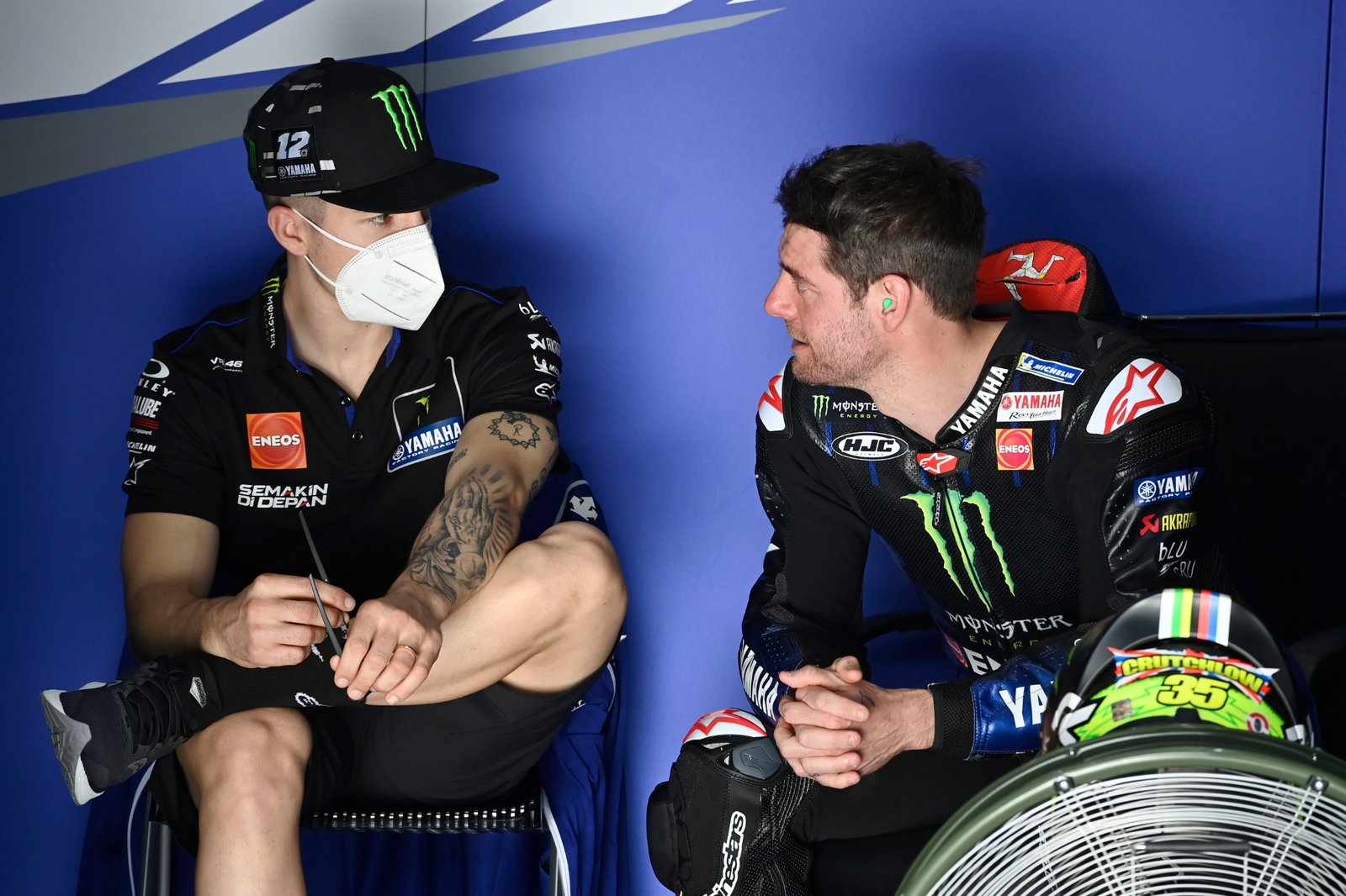 Maverick Vinales, Cal Crutchlow, MotoGP, Qatar MotoGP test, 5 March 2021