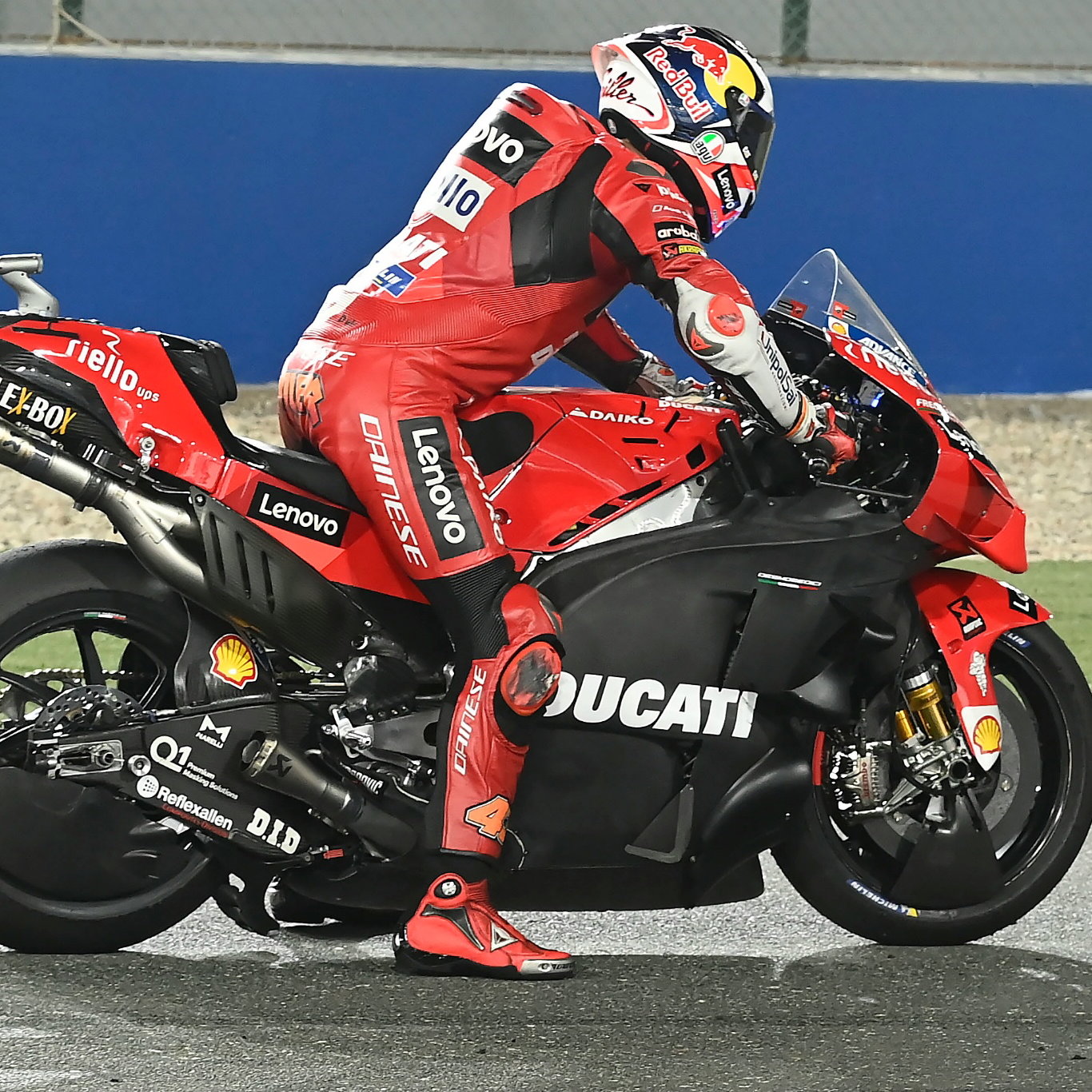 Jack Miller, practice start, Qatar MotoGP test, 11 March 2021