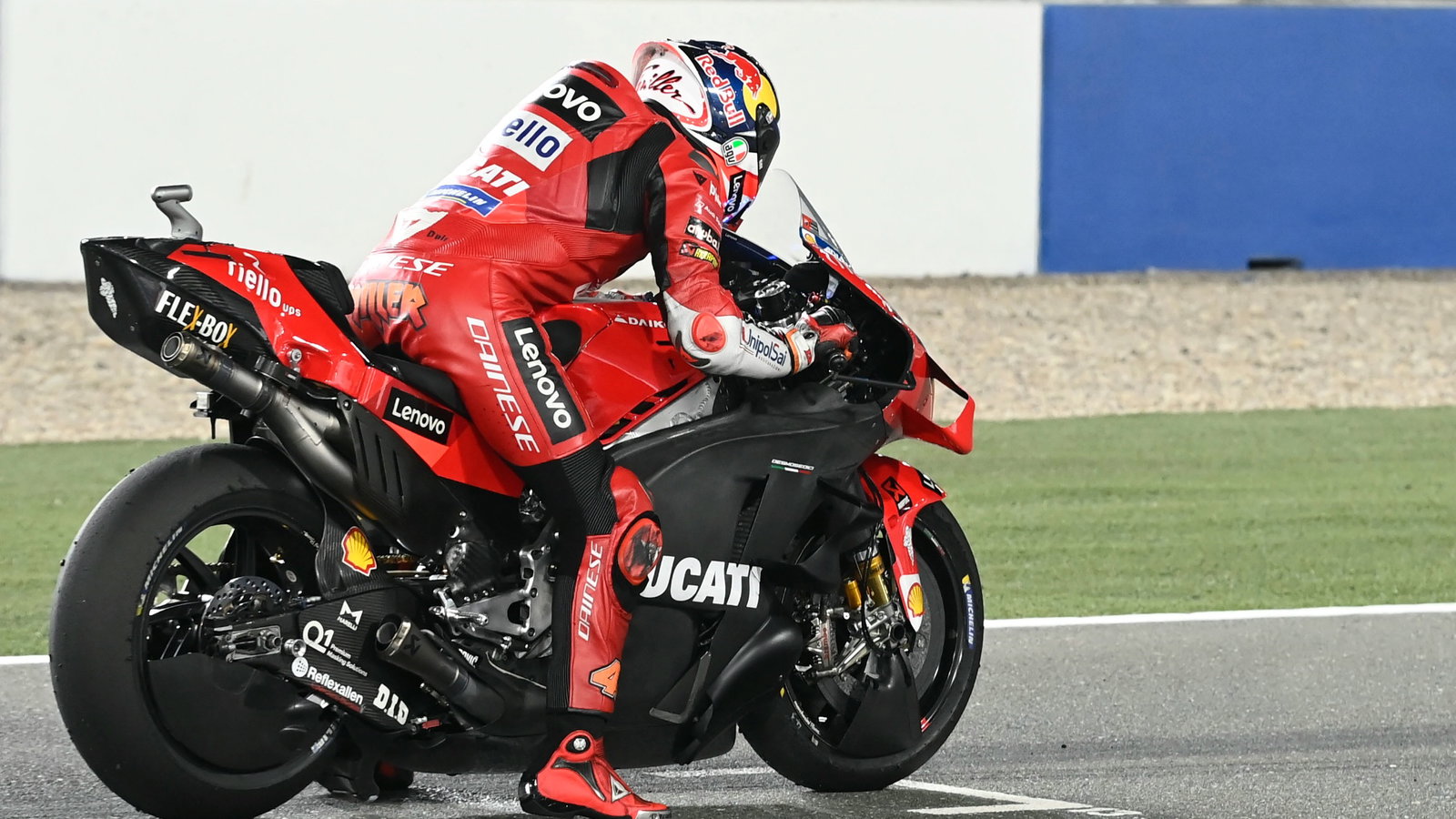 Jack Miller, practice start, Qatar MotoGP test, 11 March 2021