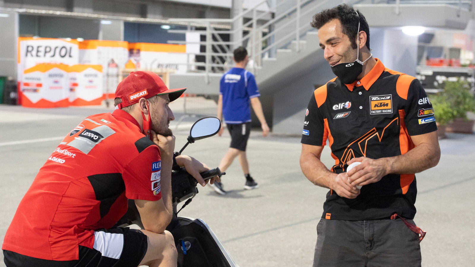 Jack Miller, Danilo Petrucci, Qatar MotoGP test, 12 March 2021