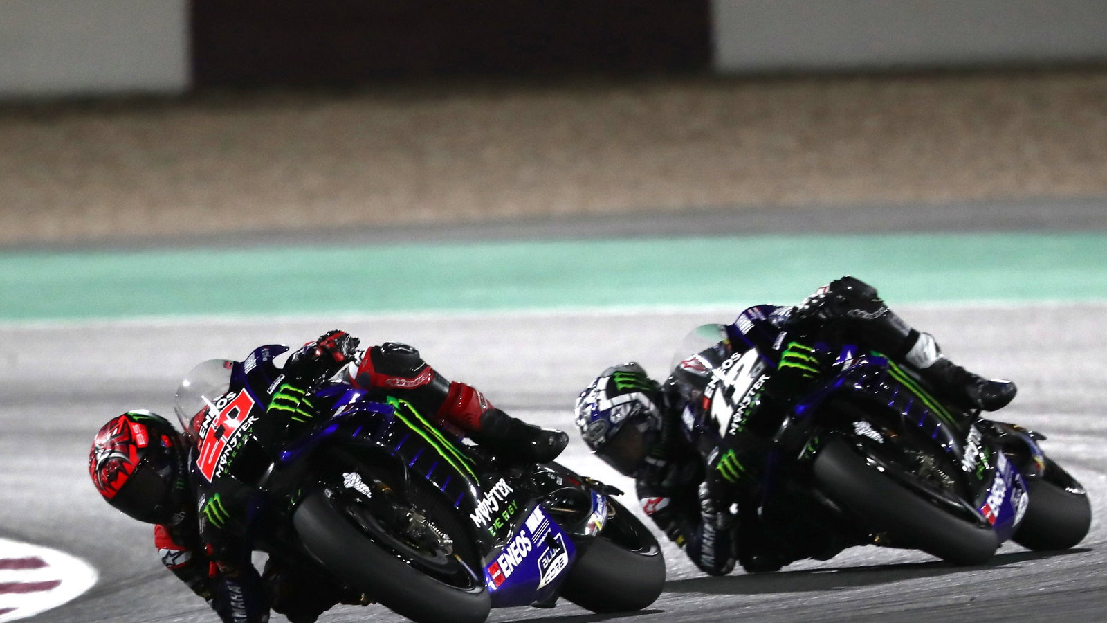 Fabio Quartararo, Maverick Vinales , MotoGP race, Doha MotoGP, 4 April 2021