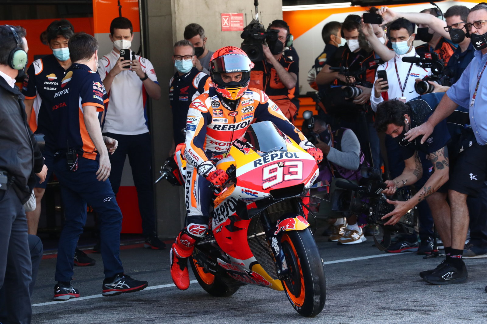 Marc Marquez, Portimao MotoGP, 16 April 2021