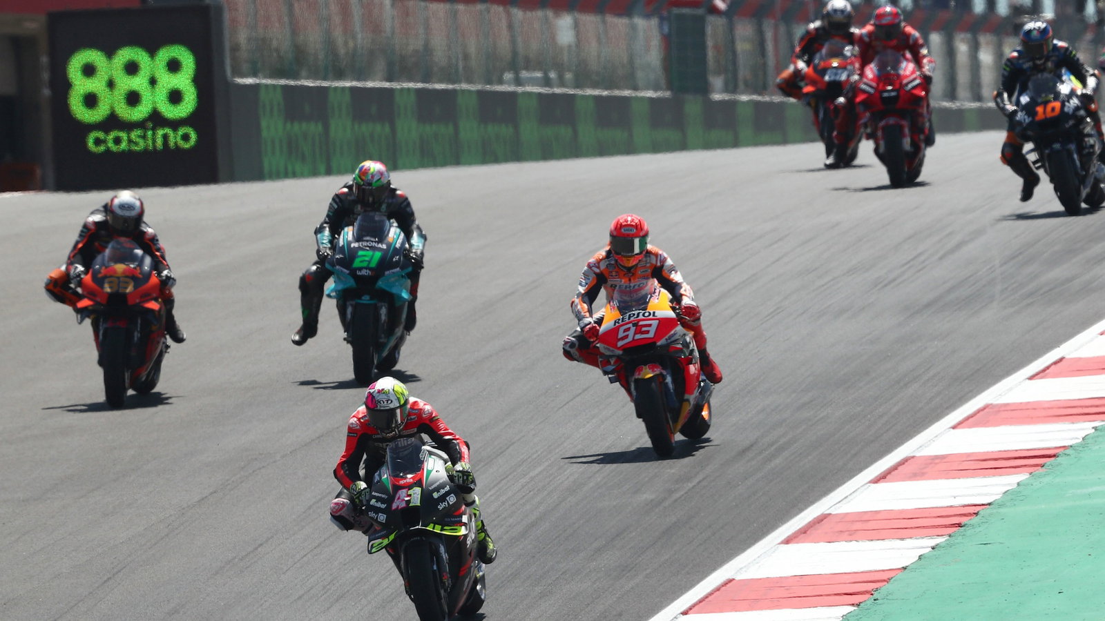 Aleix Espargaro MotoGP race, Portuguese MotoGP. 18 April 2021