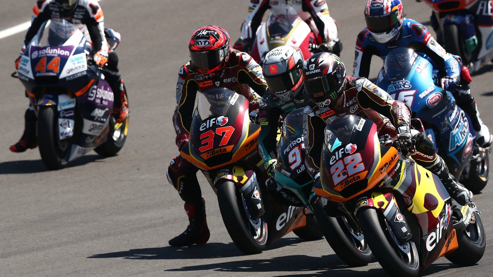 Sam Lowes Moto2 race, Portuguese MotoGP. 18 April 2021