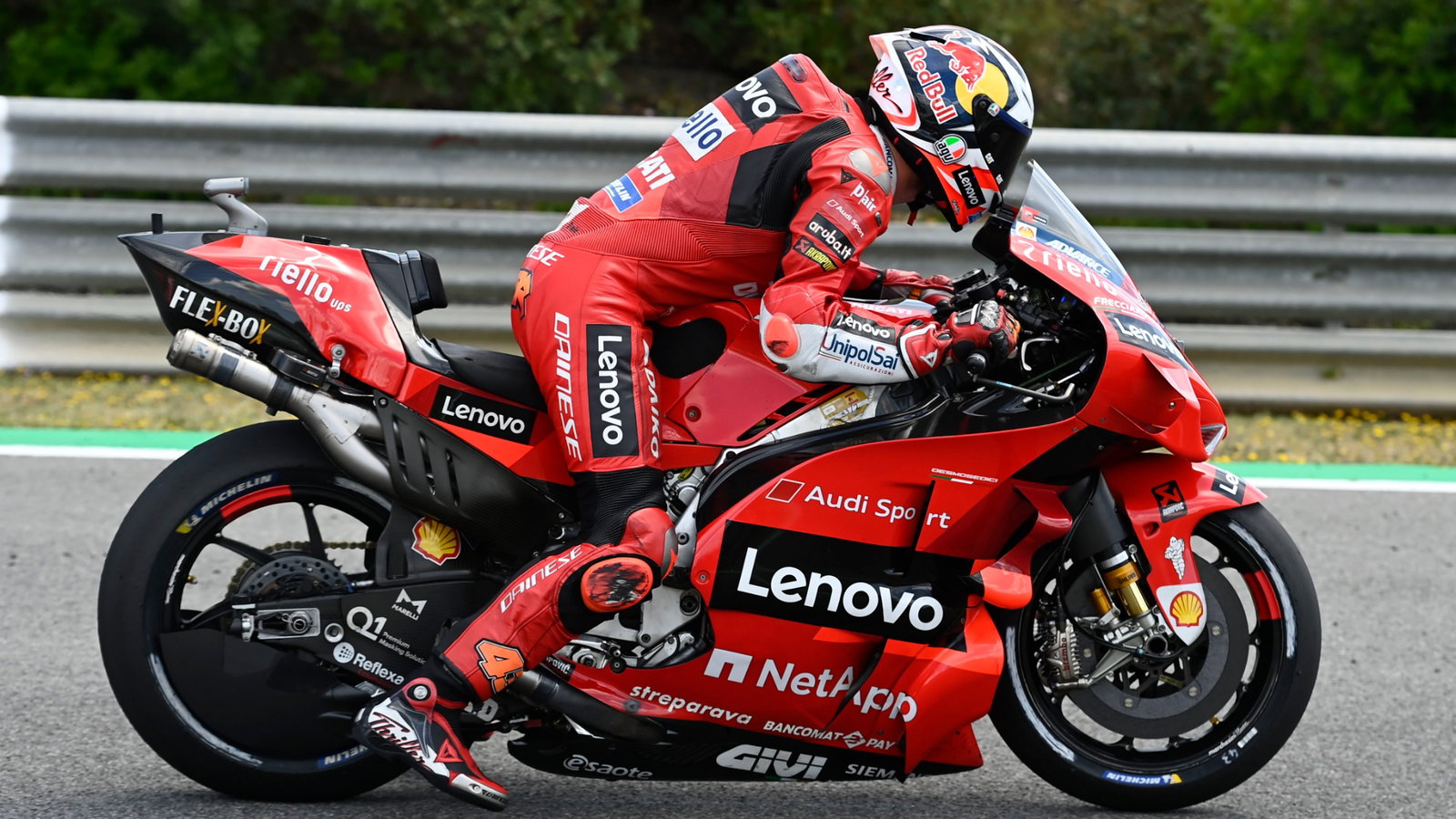 Jack Miller, practice start, MotoGP, Spanish MotoGP 30 April 2021