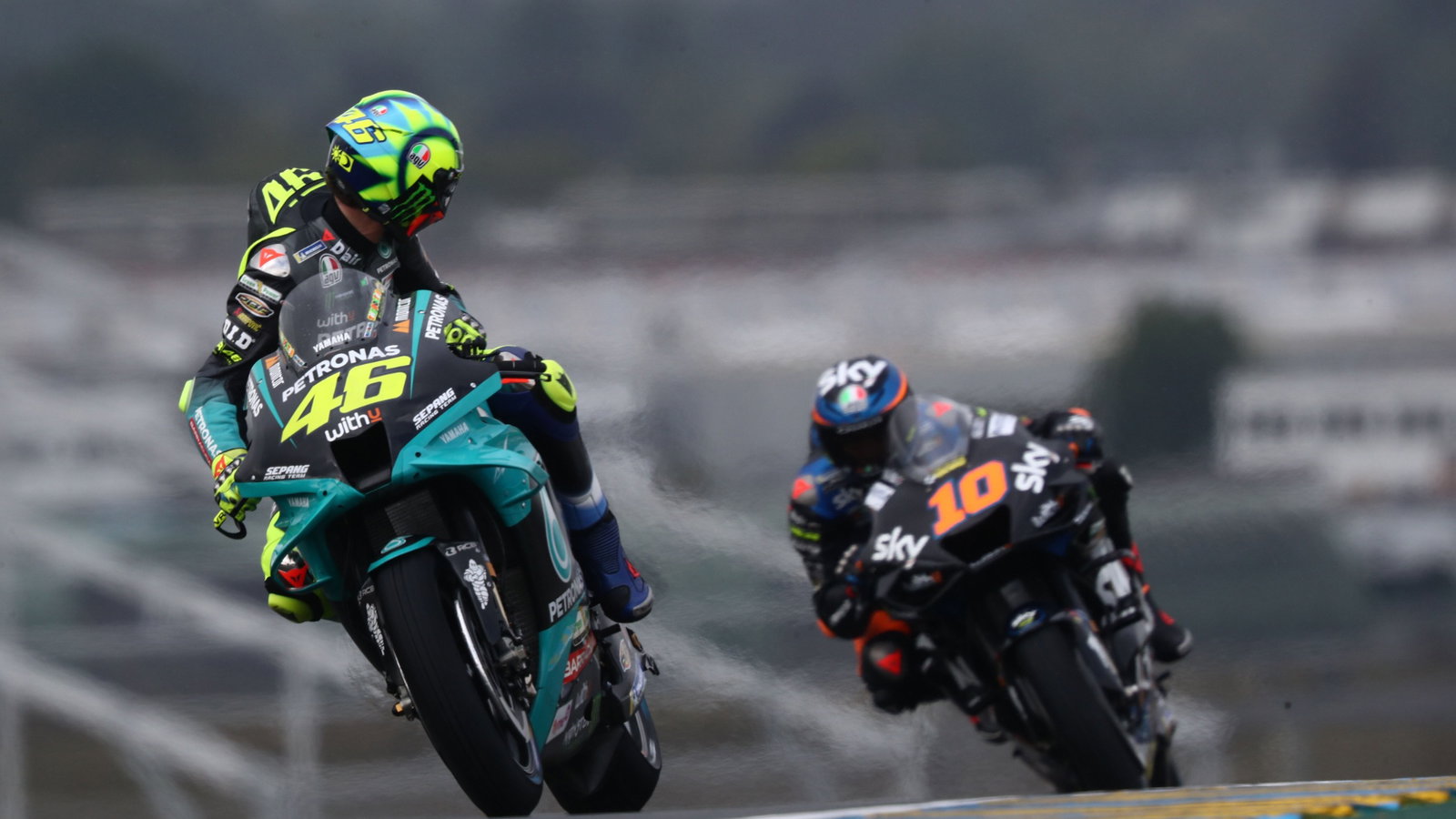 Valentino Rossi Luca Marini , French MotoGP. 14 May 2021