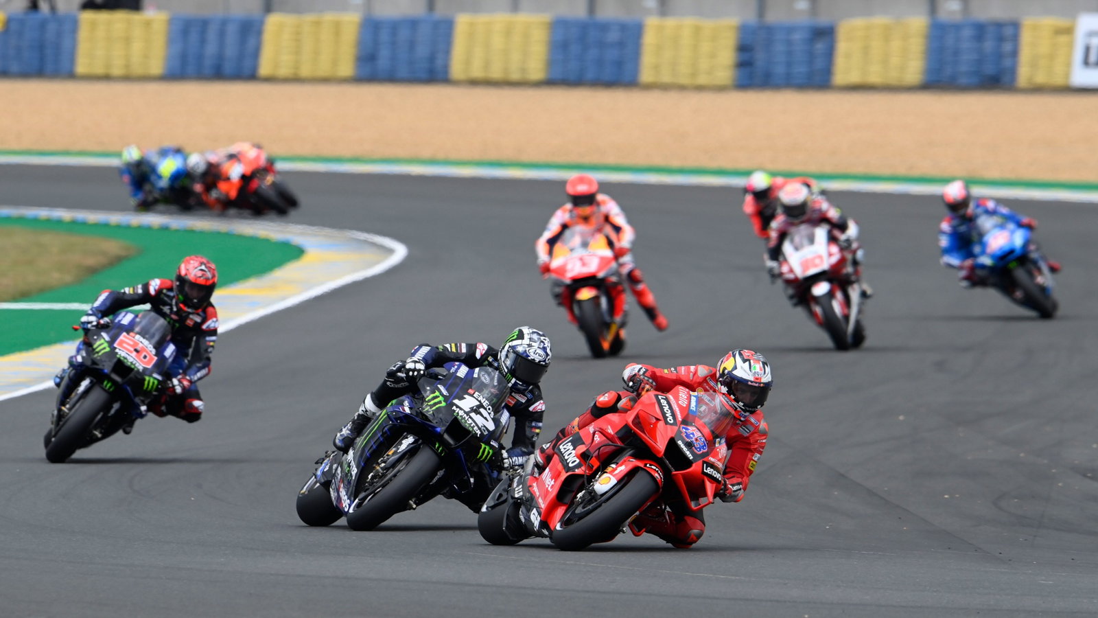 Jack Miller first laps, French MotoGP race, 16 May 2021