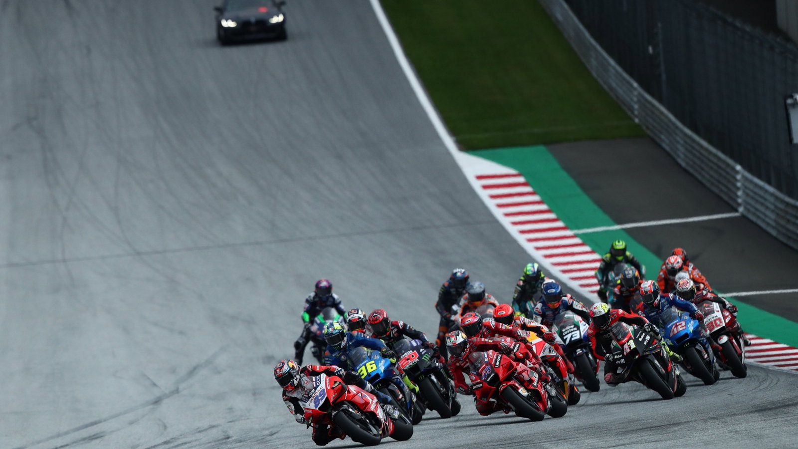 Jorge Martin race restart, Styria MotoGP race, 8 August 2021