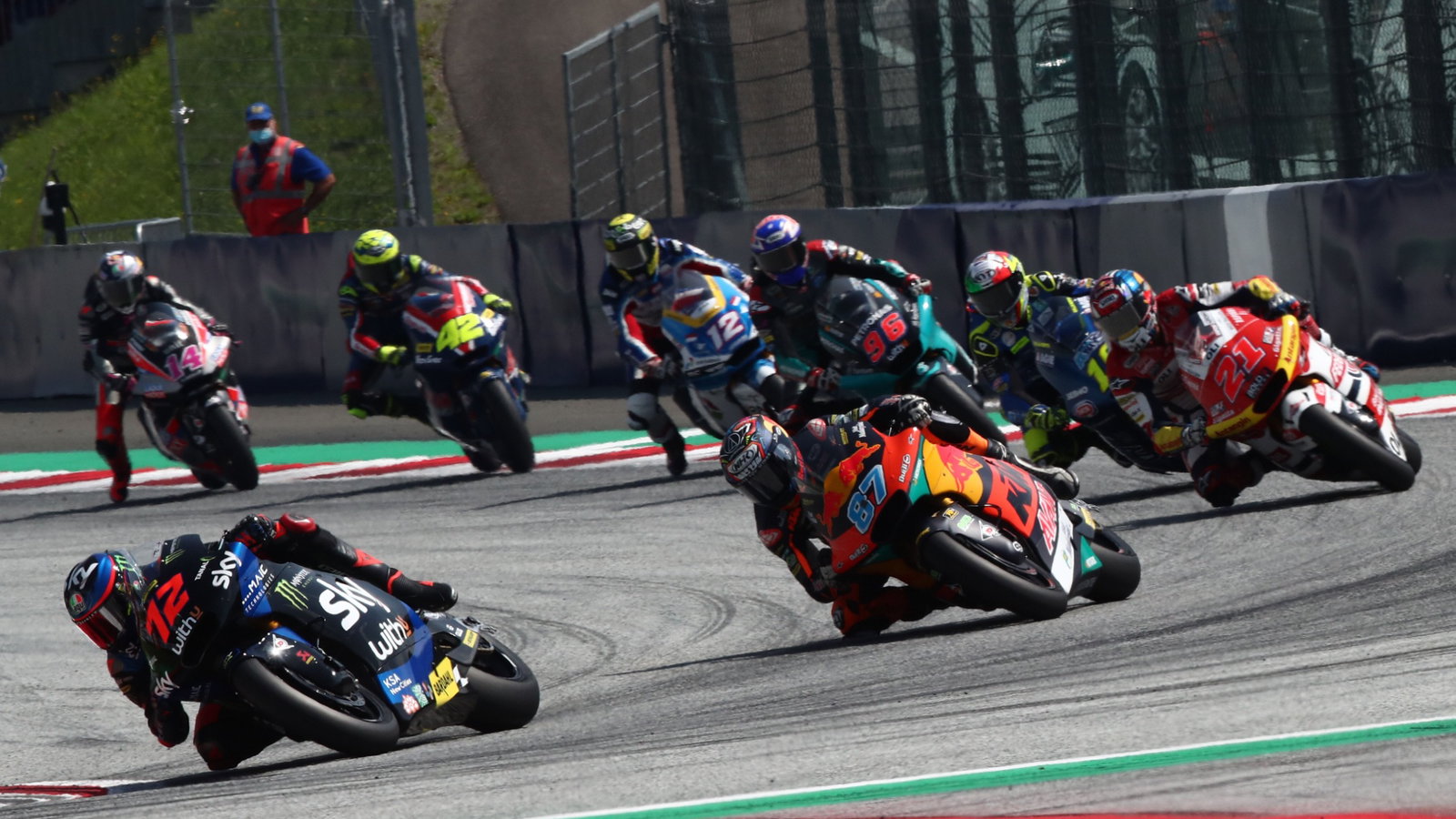 Marco Bezzecchi, Moto2 race, Austrian MotoGP, 15 August 2021