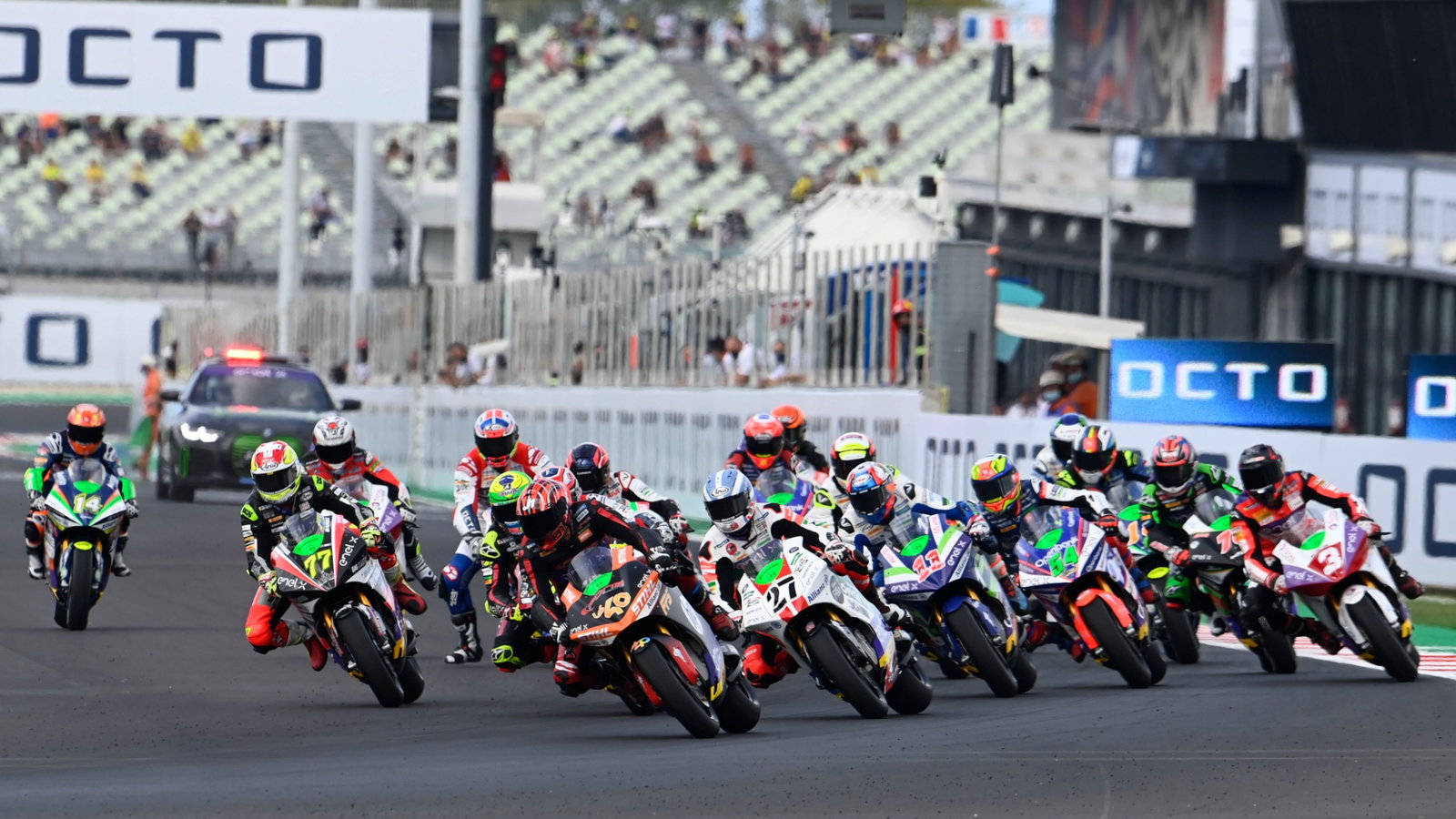 Jordi Torres race start, MotoE race, San Marino MotoGP, 18 September 2021