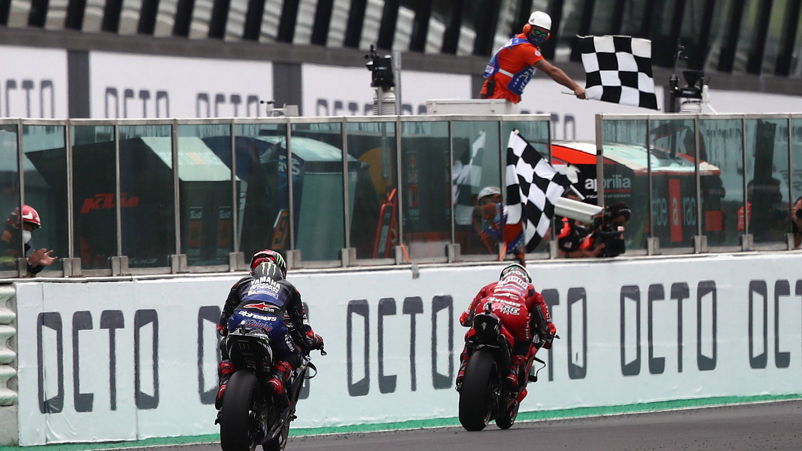 Francesco Bagnaia Fabio Quartararo MotoGP race, San Marino MotoGP 2021