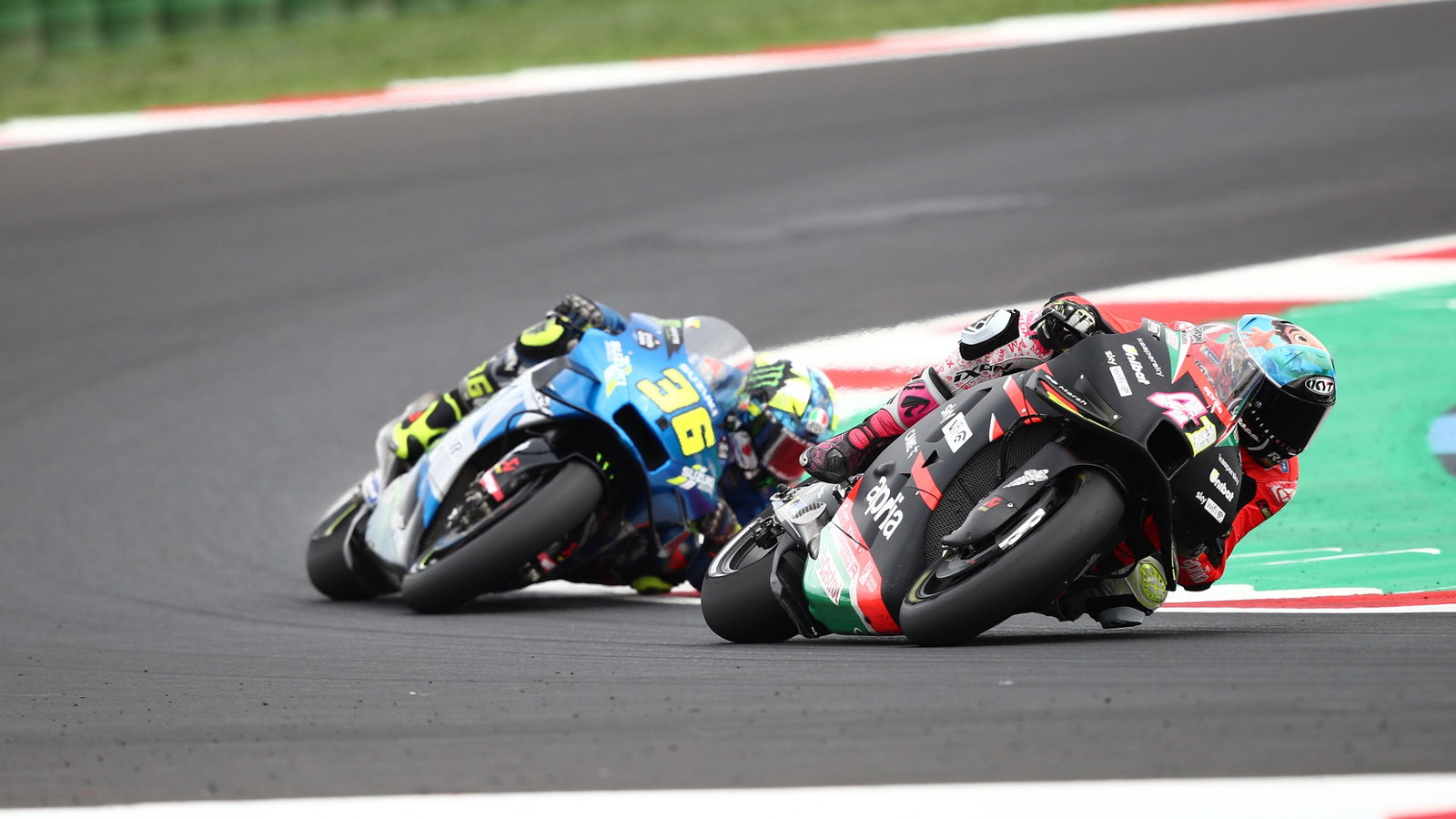 Aleix Espargaro Joan Mir MotoGP race, San Marino MotoGP 19 September 2021