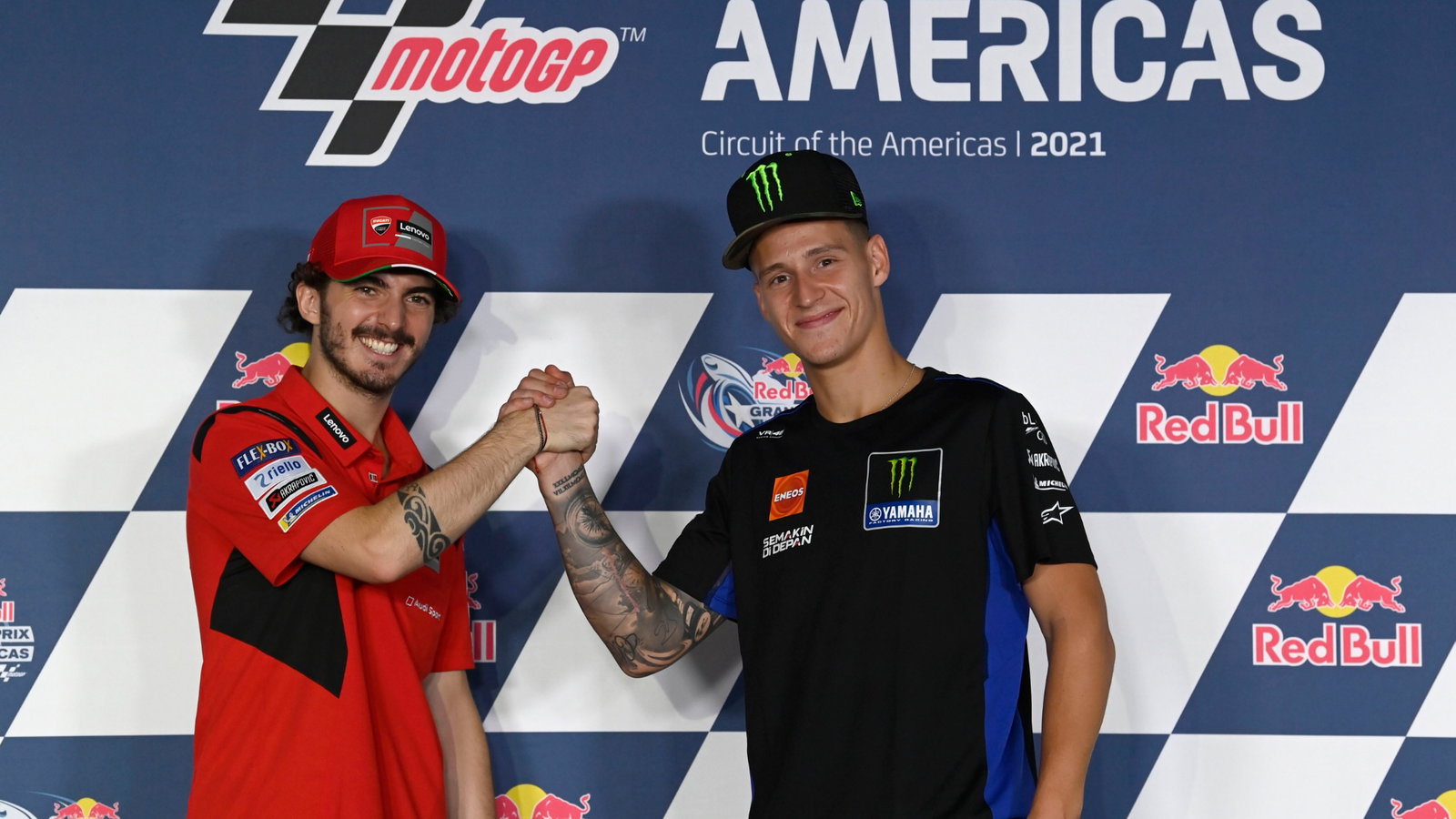 Francesco Bagnaia, Fabio Quartararo, MotoGP, Grand Prix of the Americas 2 October 2021