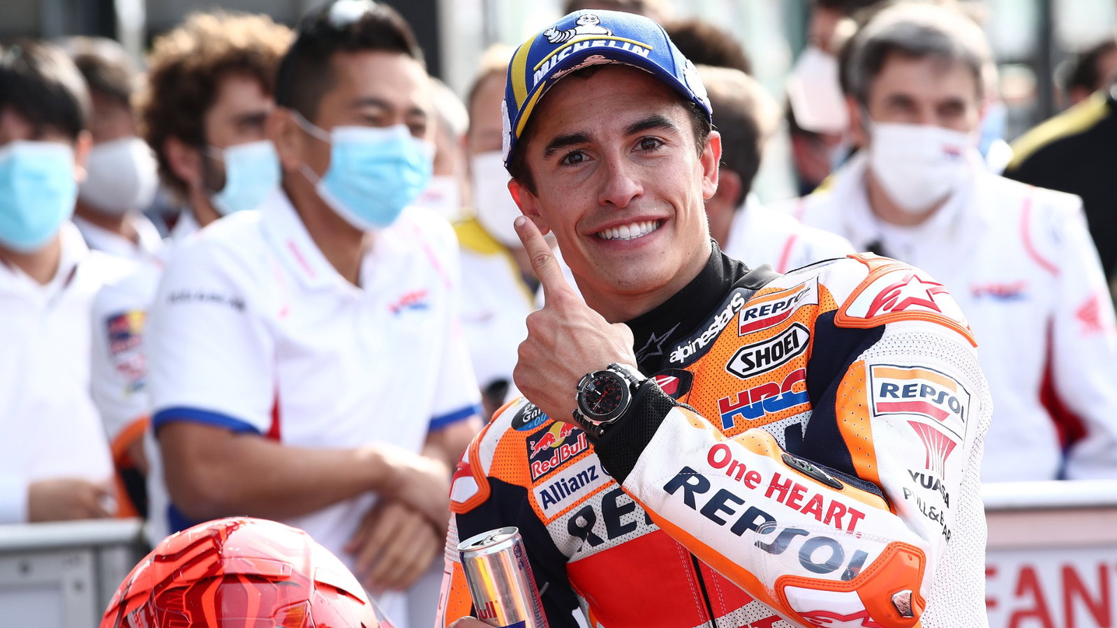 Marc Marquez , MotoGP race, Emilia-Romagna MotoGP. 24 October 2021