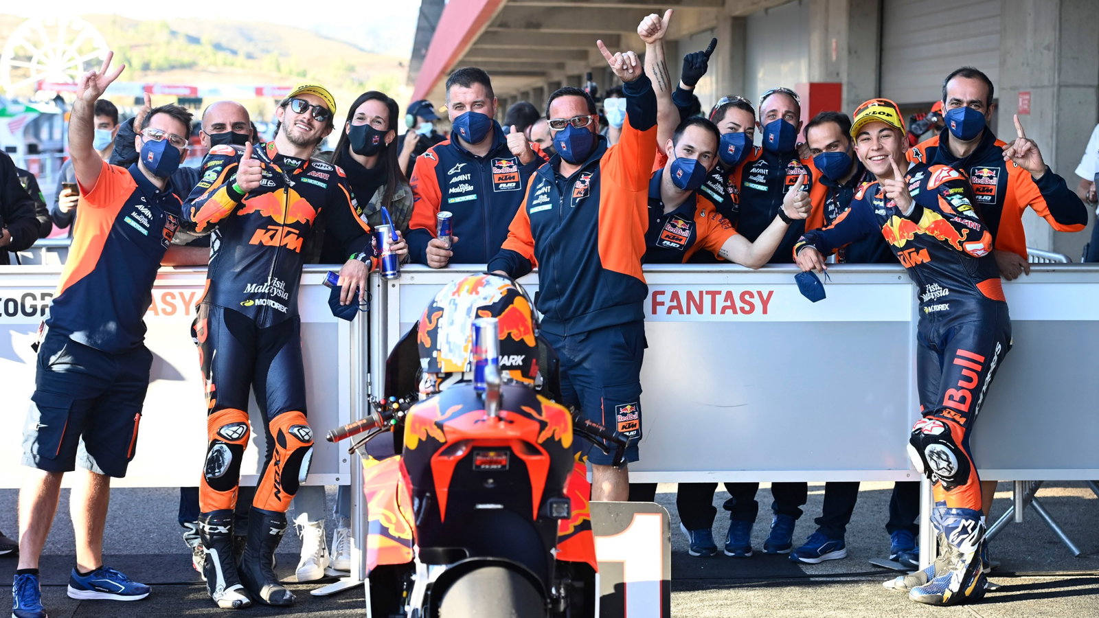 Remy Gardner, Raul Fernandez, Moto2, Algarve MotoGP 6 November 2021