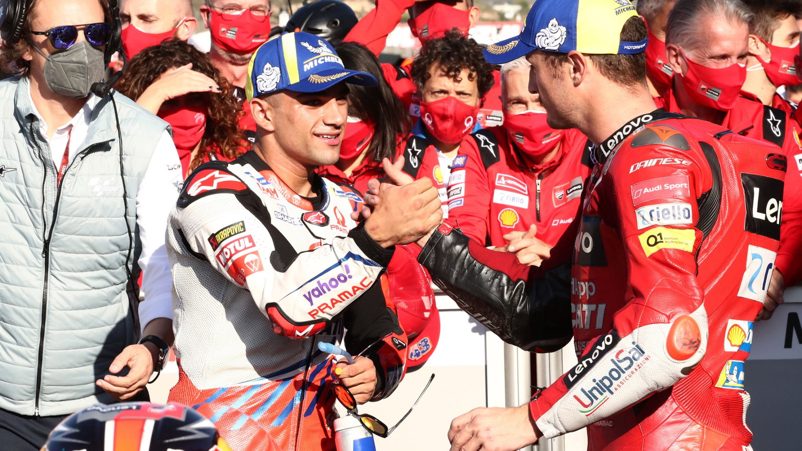 Jorge Martin, Jack Miller, Valencia MotoGP, 13 November 2021