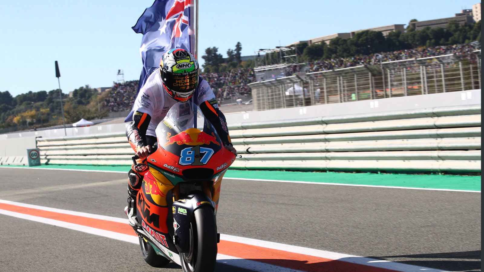 Remy Gardner Valencia Moto2 race 14November 2021