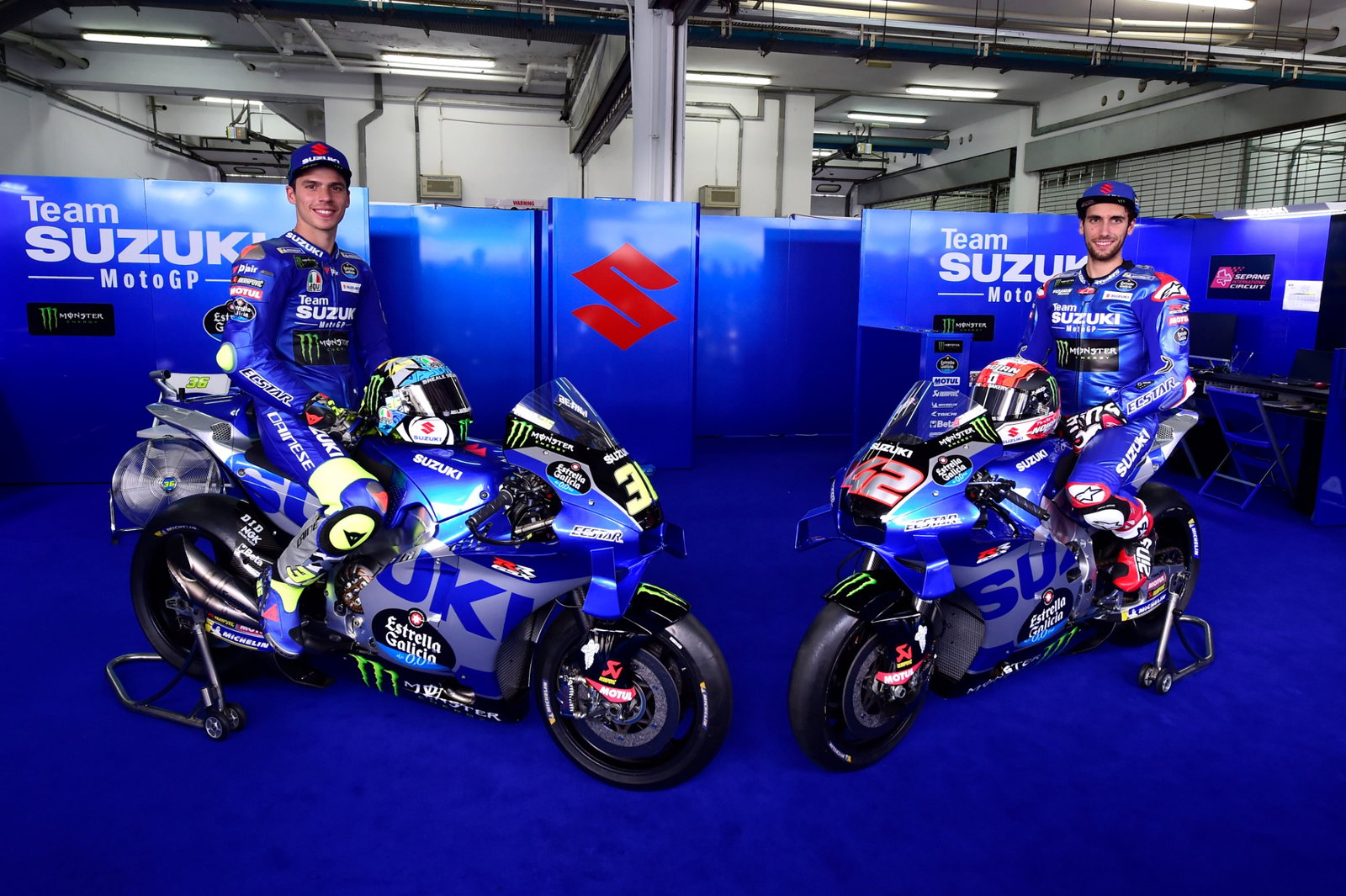 Team Suzuki Ecstar launch, Joan Mir, Alex Rins, MotoGP, Sepang MotoGP test 4 January 2022