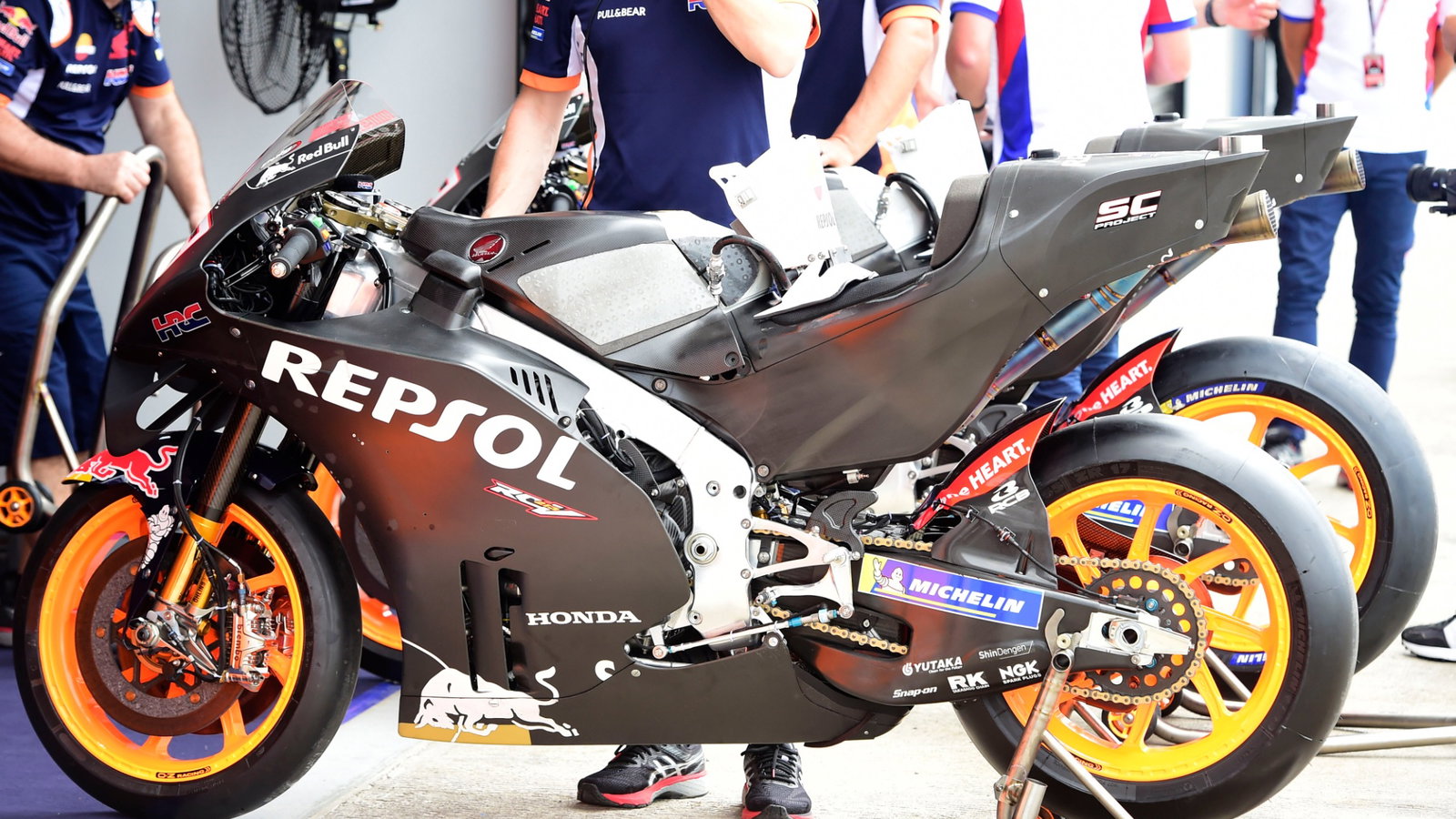 Repsol Honda bike, MotoGP, Indonesian MotoGP test, 11 February 2022