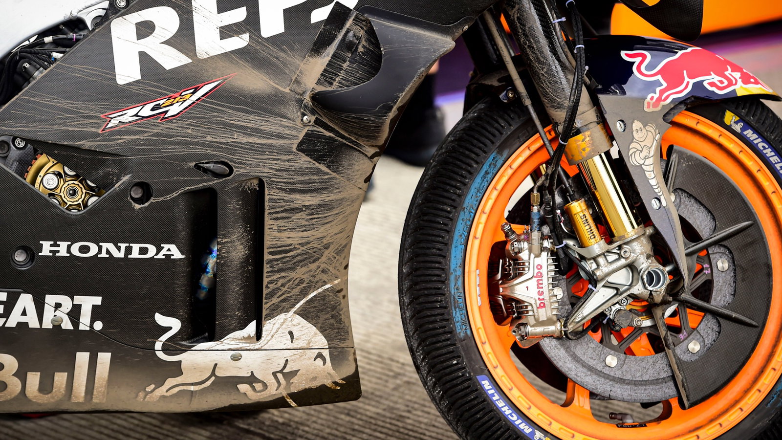 Repsol Honda, dirty bike, MotoGP, Indonesian MotoGP test 11 February 2022
