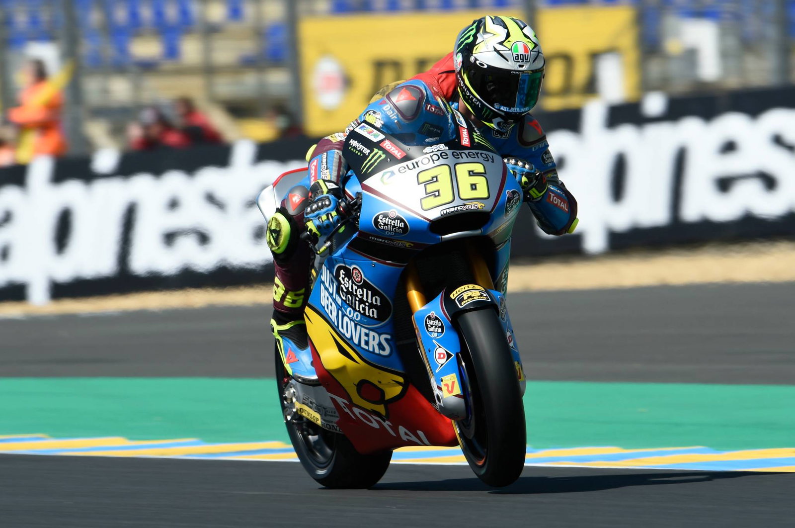 MotoGP Le Mans: Vinales memimpin Marquez rusak di FP3