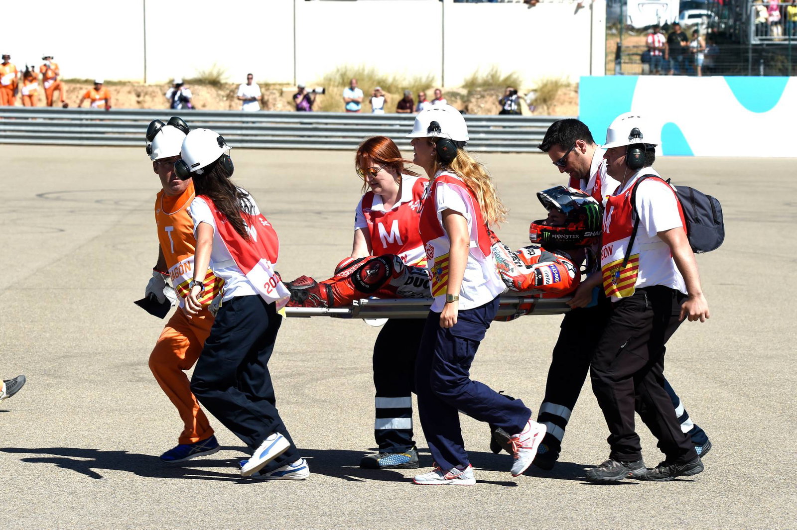 Aragon MotoGP: Lorenzo: 'Marc destroyed my race, my foot'