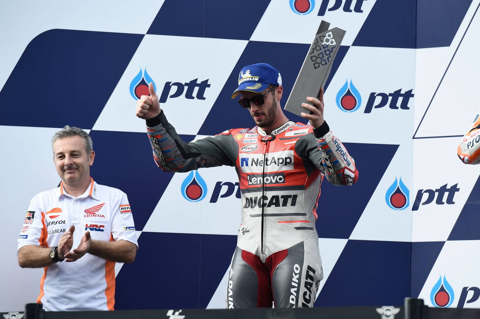 MotoGP Thailand: Marquez: Finally, we beat Dovi on the last lap!