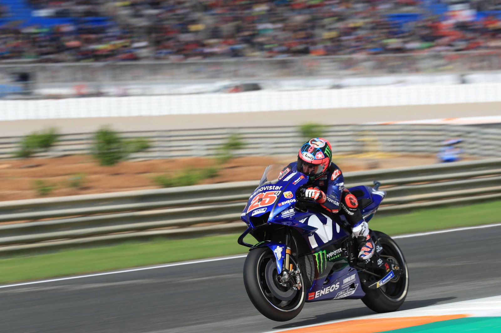 Valencia MotoGP: Vinales storms through Q1 to pole position