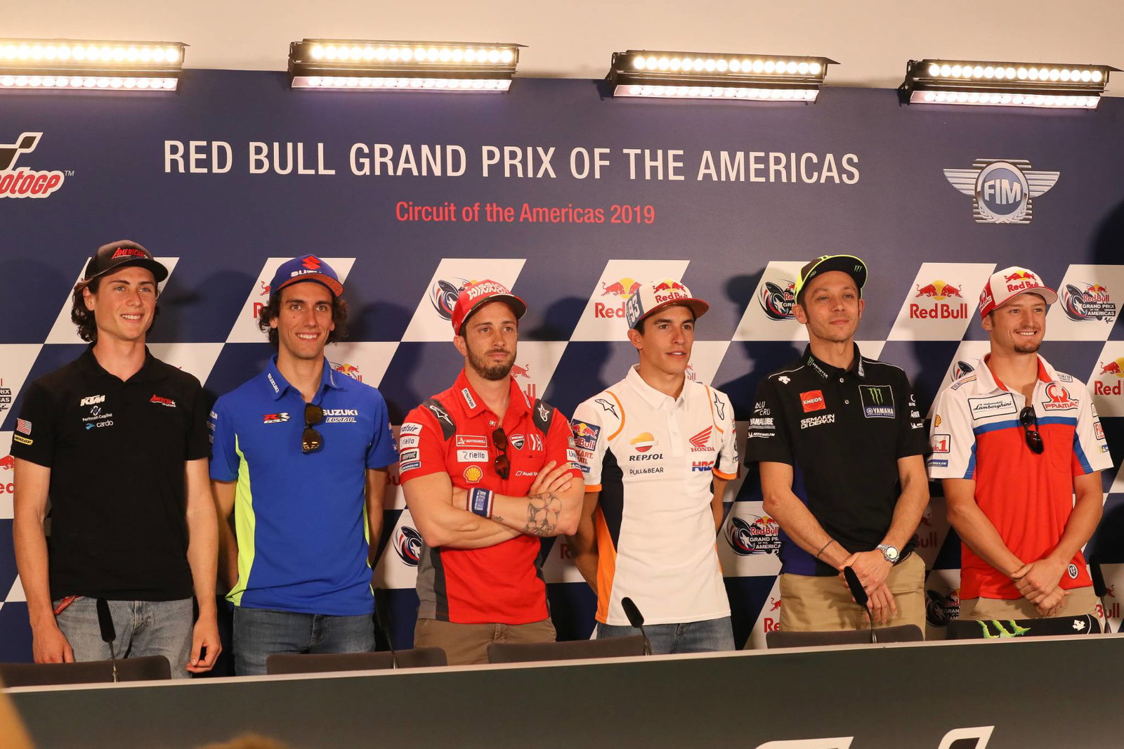 Austin: Dovizioso, Marquez, Rossi talk Crutchlow jump-start