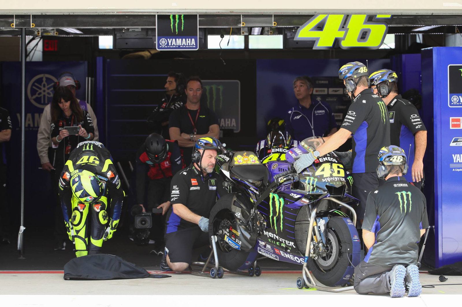 Smith learning through Aprilia test rider, TV eyes