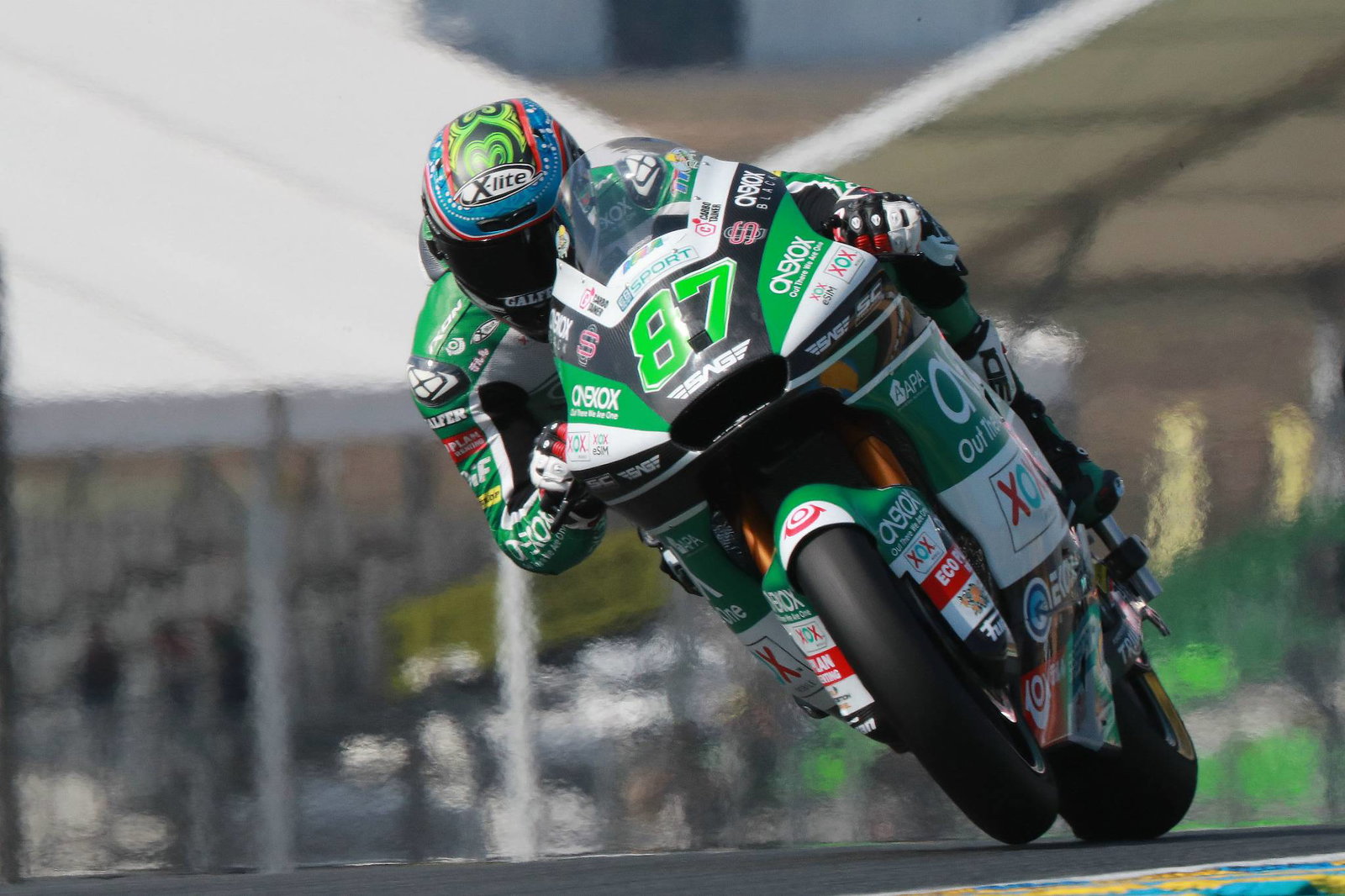 Moto2 Le Mans: Navarro mengambil tiang back-to-back meski terjatuh