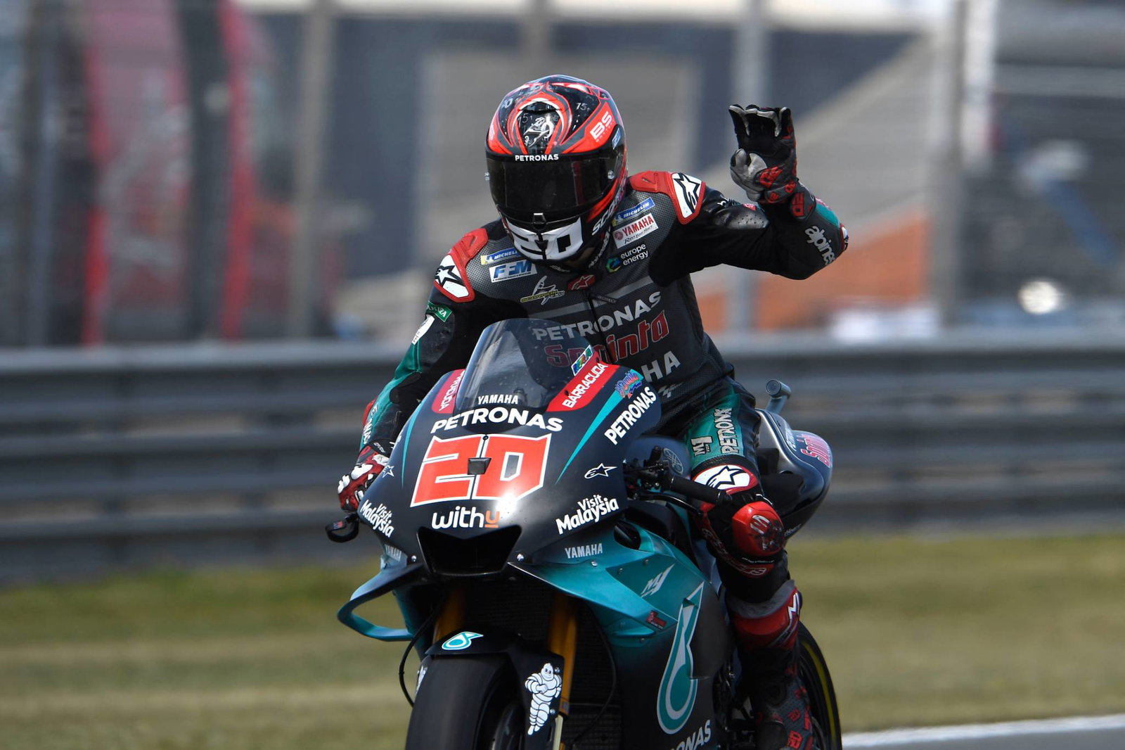 Quartararo leads Marquez, Rossi at Sachsenring