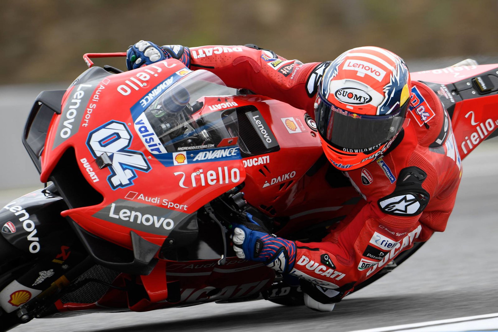 Dovizioso tepi kering pemanasan MotoGP Brno untuk Ducati