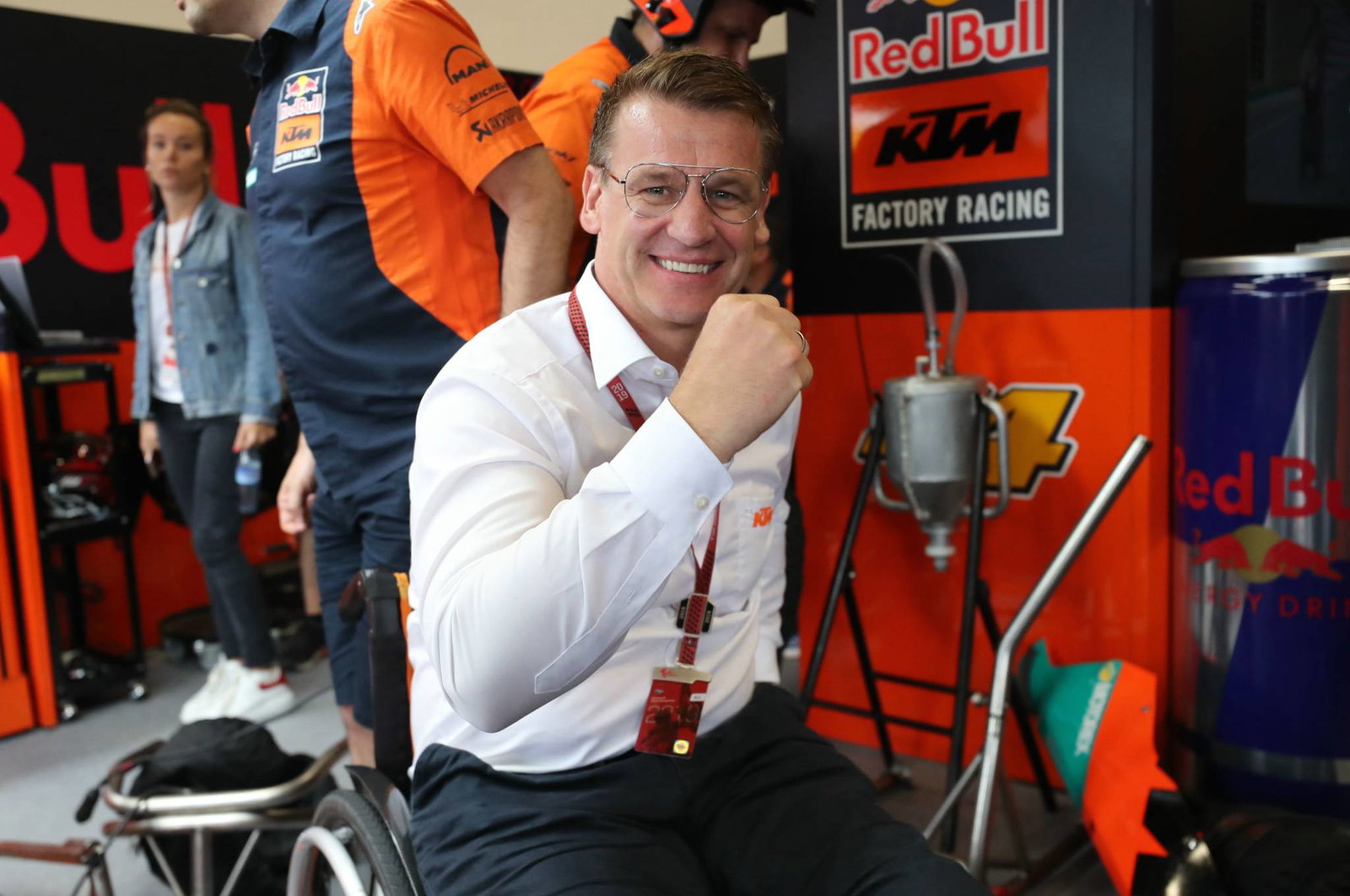 KTM: Lockdown for bodies, not for brains…