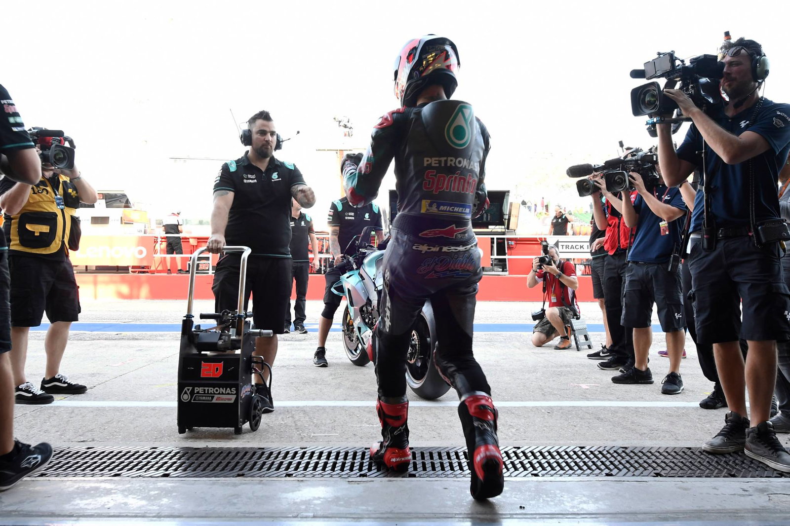 Vinales ‘surprise’ at speed in heat 