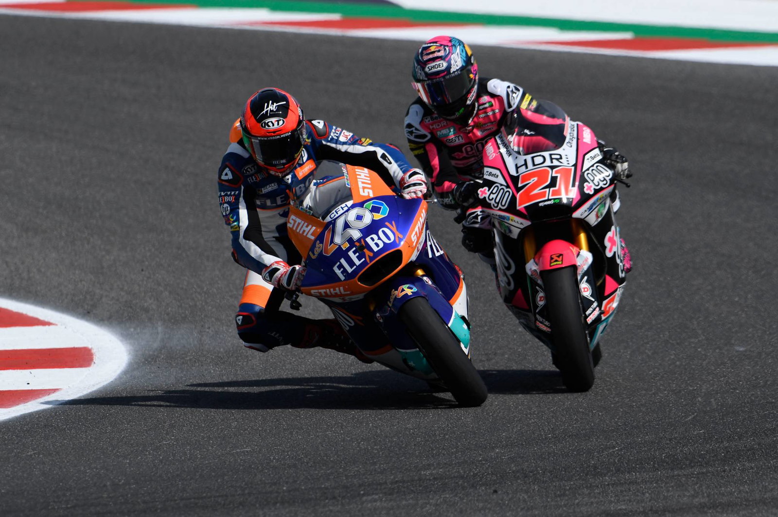 Rins tops drying FP3 at Aragon