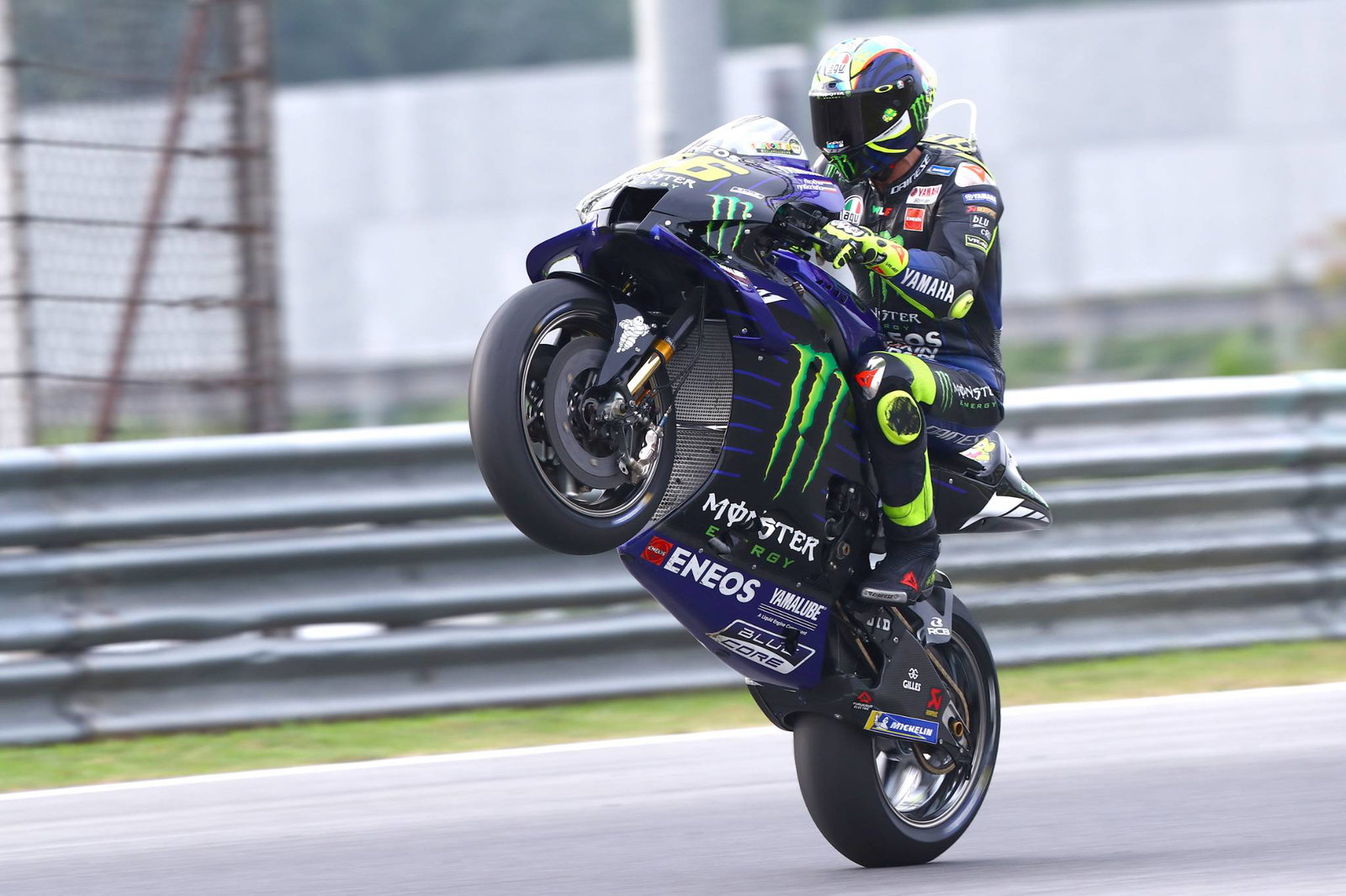 Yamaha: Smaller crew, face masks and shields