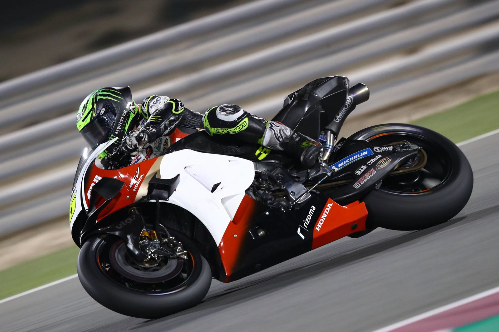 Qatar Test: Crutchlow 'toughs it out' on final day