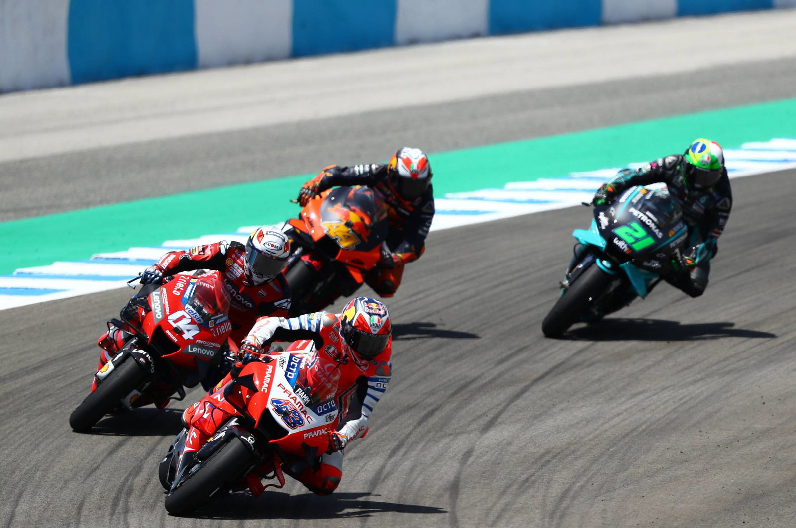 MotoGP Spanyol: Perebutan podium mengejutkan untuk Morbidelli