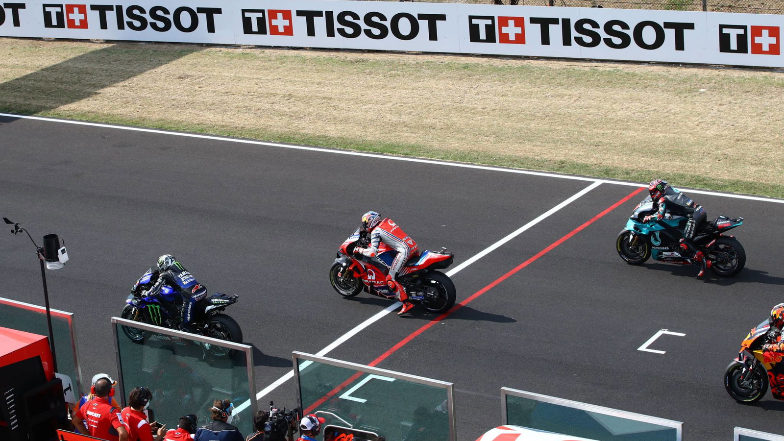 Race start Emilia Romagna MotoGP. 20 September 2020