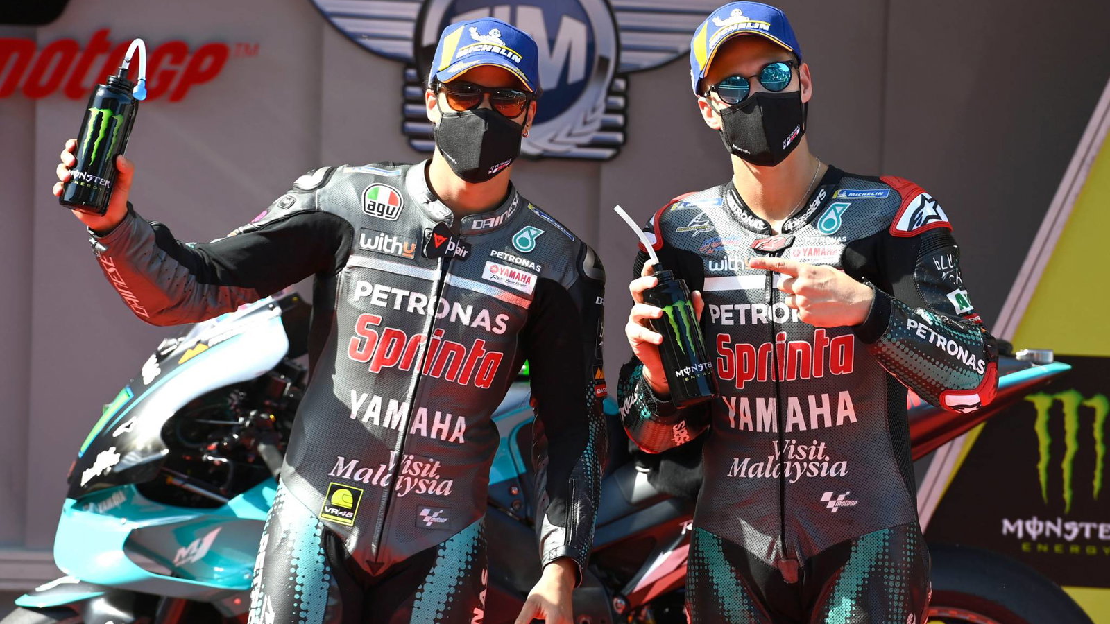 Franco Morbidelli, Fabio Quartararo, Catalunya MotoGP. 26 September 2020