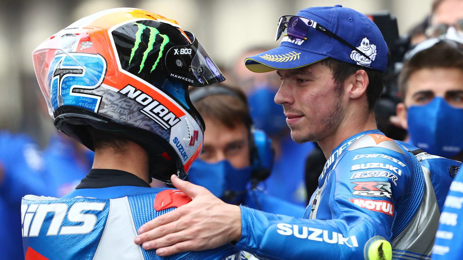 Alex Rins, Joan Mir , Catalunya MotoGP. 27 September 2020